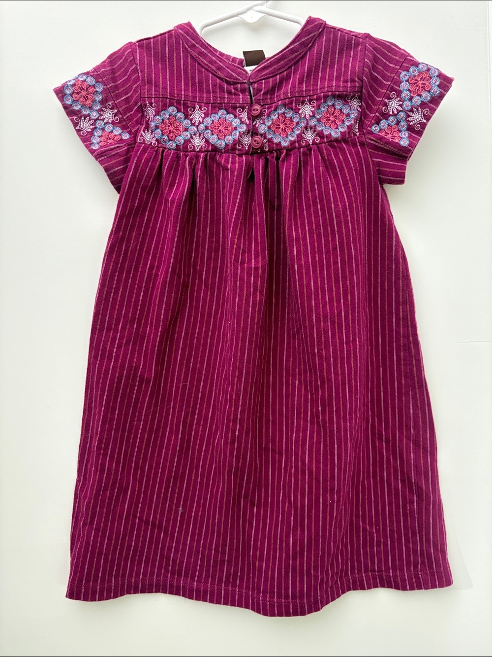 Tea embroidered dress girls Sz 6